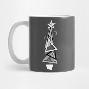 Mid-Century Fractured Christmas Tree Mug